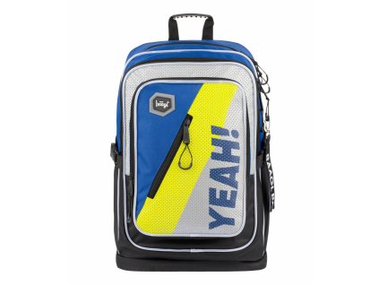 Pánský batoh BAAGL Školní  Cubic Neon, barva Modrá ,Objem 21 - 30 litrů