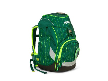 Kluci Ergobag PRIME Fluo zelený, barva zelená ,Objem 11 - 20 litrů