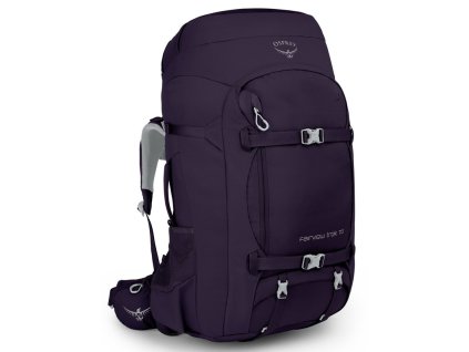 Osprey FAIRVIEW TREK 70 amulet purple + Čelová LED svítilna 3W