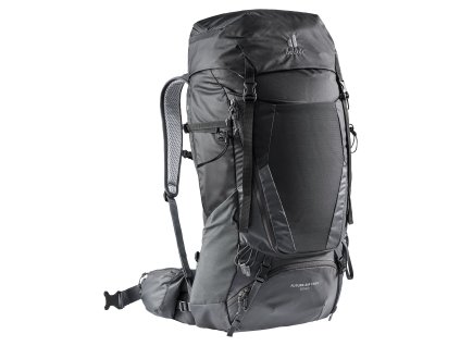 Deuter Futura Air Trek 50 + 10 black-graphite + LED svítilna