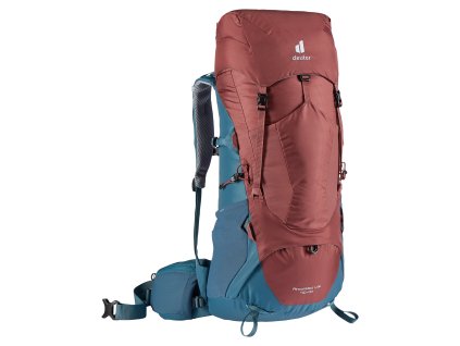 Pánský batoh Deuter Aircontact Lite 40 + 10 redwood-arctic, barva červená ,Objem 41 - 50 litrů