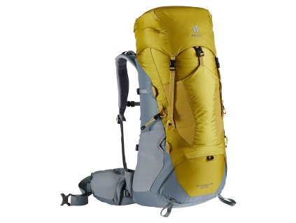 Deuter Aircontact Lite 50 + 10 turmeric-teal + LED svítilna