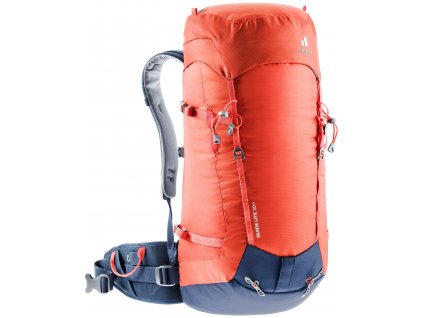 Deuter Guide Lite 30+ papaya-navy + LED čelová svítilna
