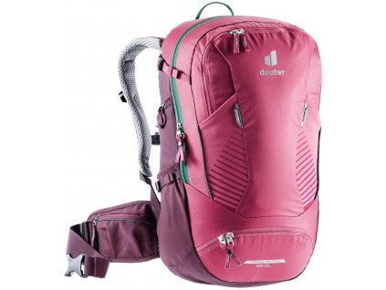 Deuter Trans Alpine 28 SL ruby-blackberry + LED čelová svítilna