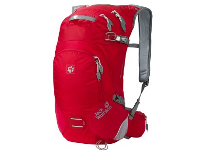 Jack Wolfskin ACS STRATOSPHERE 20 PACK Red Fire - batoh + Sluchátka, myš nebo pouzdro