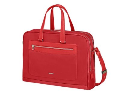 Samsonite Zalia 2.0 Bailhandle 2 Comp 15.6" Classic Red + LED svítilna s karabinou