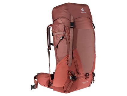 Deuter Futura Air Trek 55 + 10 SL redwood-lava + LED čelová svítilna