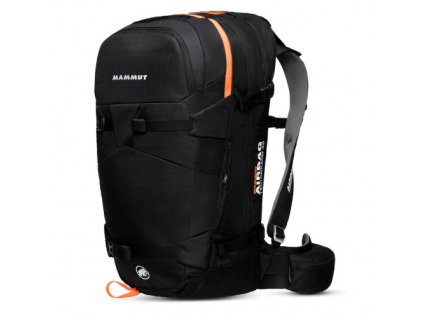 Mammut Ride Removable Airbag 3.0 30L black-vibrant orange + LED čelová svítilna