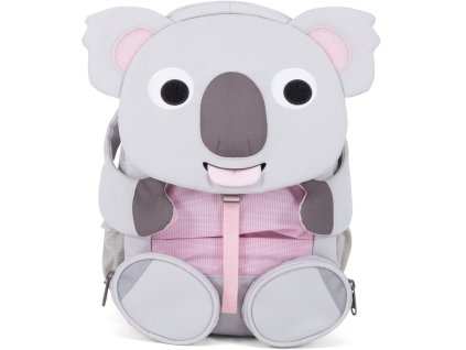 holčičí batoh Dětský do školky Affenzahn Kimi Koala large - grey, barva šedá