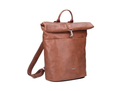 Dámský batoh Zwei MADEMOISELLE MR180 cognac 10/15 l, barva hnědá ,Objem 11 - 20 litrů