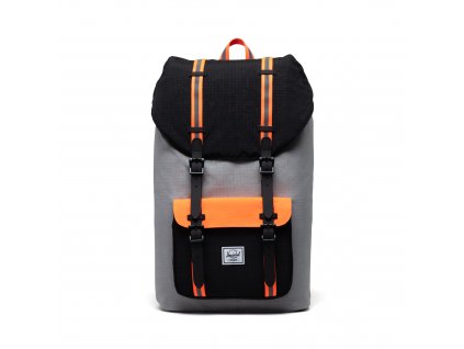 Pánský batoh Herschel Little America Sharkskin Enzyme 25l, barva šedá ,Objem 21 - 30 litrů