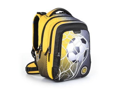 Dětský batoh BAGMASTER LUMI 21 D BLACK/YELLOW, barva černá