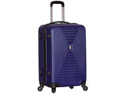 Cestovní kufr TUCCI T-0110/3-M ABS - modrá + Čelová LED svítilna 3W