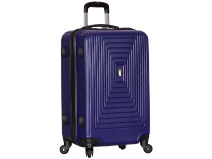 Cestovní kufr TUCCI T-0110/3-L ABS - modrá + LED svítilna s karabinou