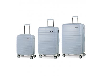 Sada cestovních kufrů ROCK TR-0214/3 ABS - světle modrá