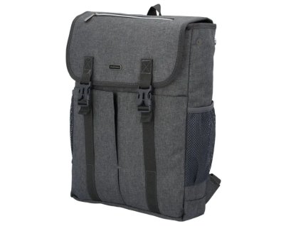 Pánský batoh Coveri simply šedý, barva šedá ,Objem 21 - 30 litrů