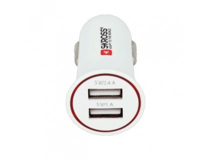 SKROSS Dual USB Car Charger nabíjecí autoadaptér, 2x USB, 3400mA max