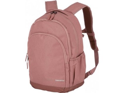 Dámský batoh Travelite Kick Off Backpack L Rosé, barva růžová ,Objem 21 - 30 litrů