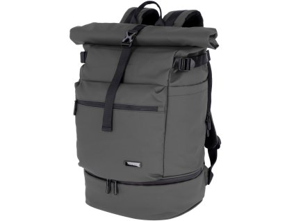 Pánský batoh Travelite Basics Rollup backpack Anthracite, barva šedá ,Objem 21 - 30 litrů
