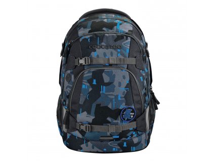 Pánský batoh Coocazoo MATE Blue Craft 30l, barva Modrá