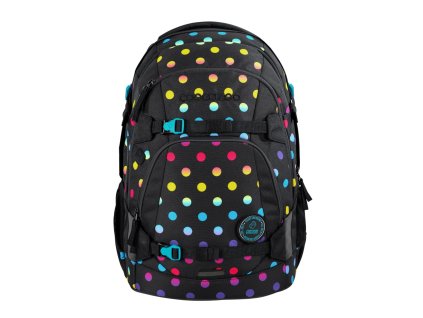 Dámský batoh Coocazoo MATE Magic Polka 30l, barva černá