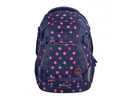 Dámský batoh Coocazoo MATE Reflective Moons 30l, barva fialová