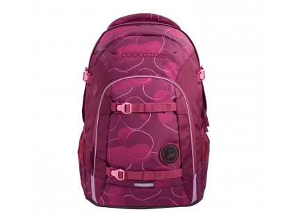holčičí batoh Coocazoo JOKER Berry Bubbles 25l, barva fialová ,Objem 21 - 30 litrů