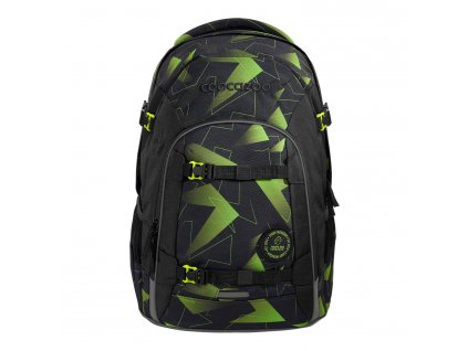 Kluci Coocazoo JOKER Lime Flash 25l, barva černá