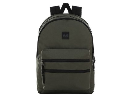 Pánský batoh VANS WM SCHOOLIN IT BACKP GRAPE LEAF, barva khaki ,Objem 21 - 30 litrů