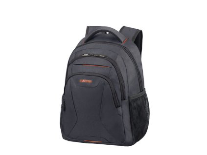 Pánský batoh American Tourister AT WORK LAPT.BACKP.13.3"-14.1"GREY/ORANGE na notebook, barva šedá ,Objem 21 - 30 litrů