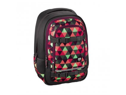 Školní batoh All Out "Selby" Backpack, Happy Triangle + Sluchátka, myš nebo pouzdro