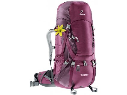Deuter_Aircontact_50+10_SL_blackberry-aubergine_-_batoh