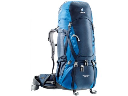 Deuter Aircontact 65+10 midnight-ocean - batoh + Sluchátka, myš nebo pouzdro
