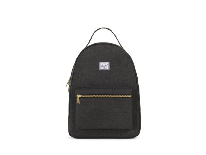 Herschel Nova Mid-Volume - Black Crosshatch 18 l + Čelová LED svítilna 3W