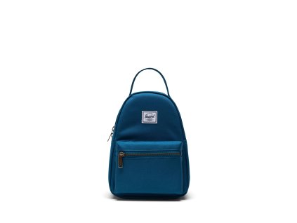 Herschel Nova Mini - Moroccan Blue 9 l + LED svítilna s karabinou
