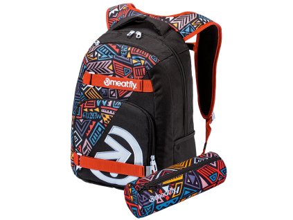 Meatfly Batoh Exile - Dancing Earth/Black - 24 L + PENÁL ZDARMA