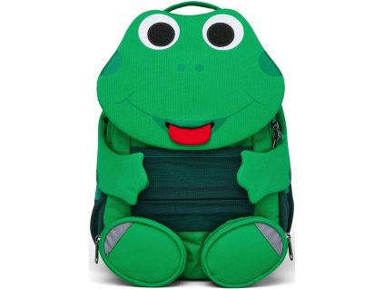 Affenzahn Dětský batoh do školky Large Friend Frog- green 8l