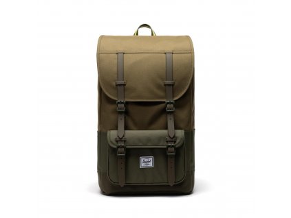 Herschel Little America Pro Military Olive/Ivy Green/Limeaid
