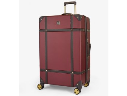 Cestovní kufr ROCK TR-0193/3-L ABS - vínová
