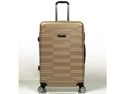 Cestovní kufr ROCK TR-0231/3-M ABS - champagne