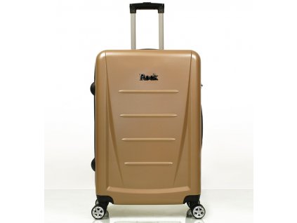 Cestovní kufr ROCK TR-0229/3-M ABS - champagne