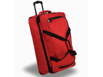 Cestovní taška na kolečkách ROCK TT-0031 - červená