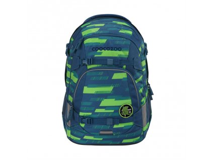 Coocazoo MATE Lime Stripe 30l  + Sportovní pytel zdarma