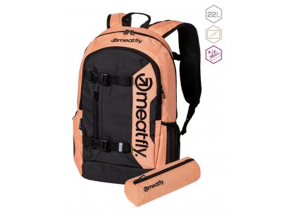 Meatfly Batoh Basejumper - Peach/Charcoal - 22 L