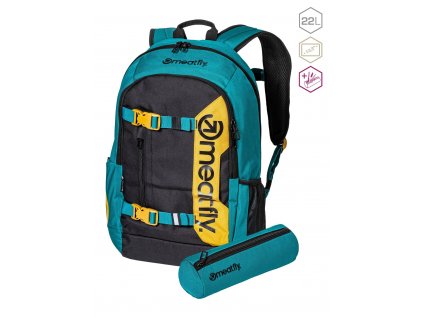 Meatfly Batoh Basejumper - Dark Jade/Black - 22 L