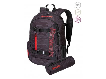 Meatfly Batoh Basejumper - Morph Black - 22 L