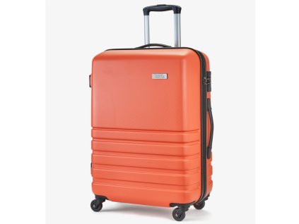 Cestovní kufr ROCK TR-0169/3-M ABS - oranžová