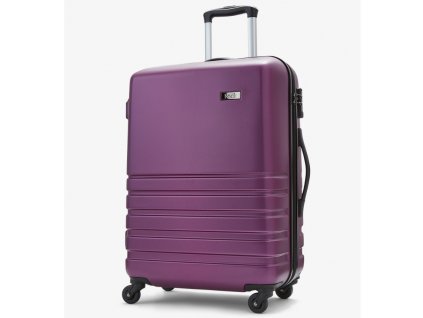 Cestovní kufr ROCK TR-0169/3-M ABS - fialová