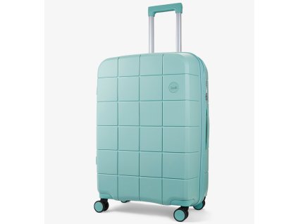 Cestovní kufr ROCK Pixel M PP - světle zelená