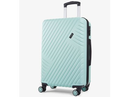 Cestovní kufr ROCK Santiago M ABS - světle zelená